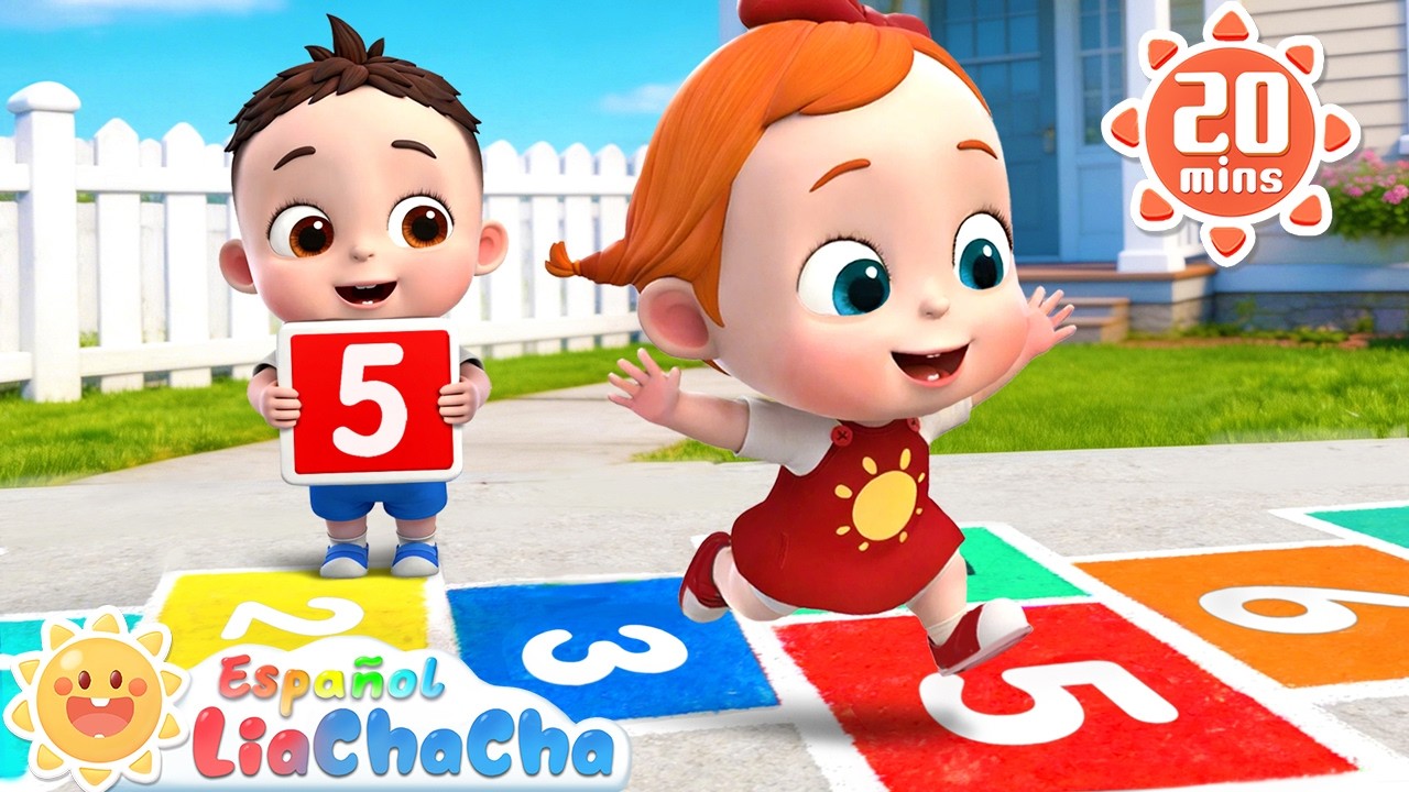 Salta Salta Salta | Jugar a la Rayuela | LiaChaCha en Español - Canciones Infantiles
