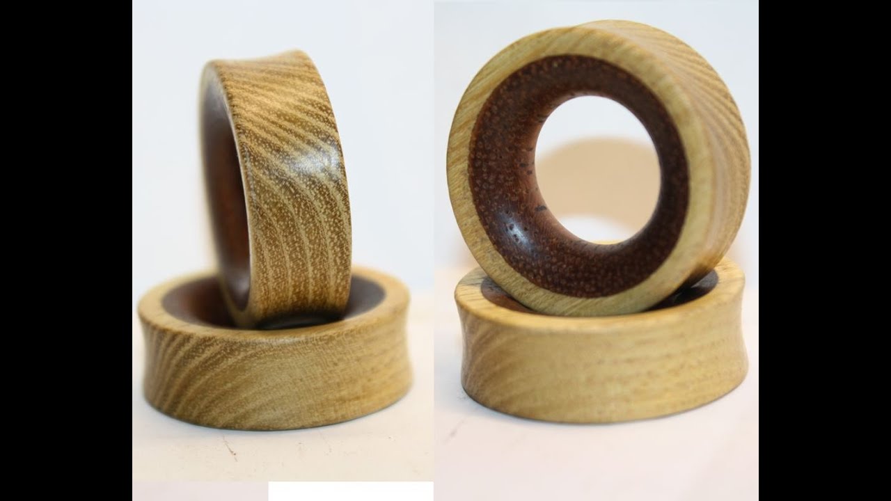 Toczenie tuneli do uszu / turning ear plugs with lathe