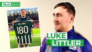 Luke Littler's 'MUST SIGN' players for Manchester United and meeting Erik ten Hag | INTERVIEW