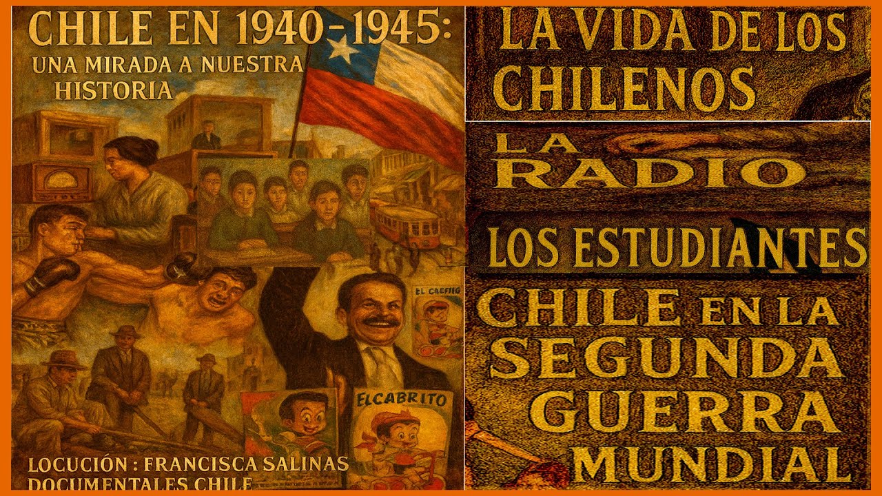 🆑La Vida de los Chilenos en  1940 -1945 . 