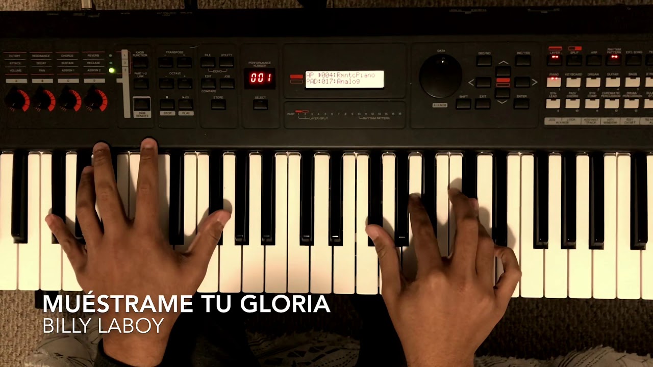 Muestrame Tu Gloria | Billy Laboy Piano Tutorial - YouTube