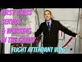 FLIGHT ATTENDANT LIFE | FIRST CLASS SERVICE & WORKING IN THE GALLEY
