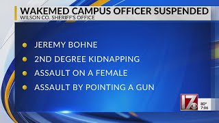 WakeMed officer suspended after Wilson County arrest