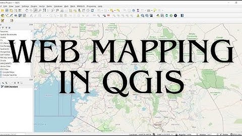 QGIS2web plugin for web mapping || QGIS