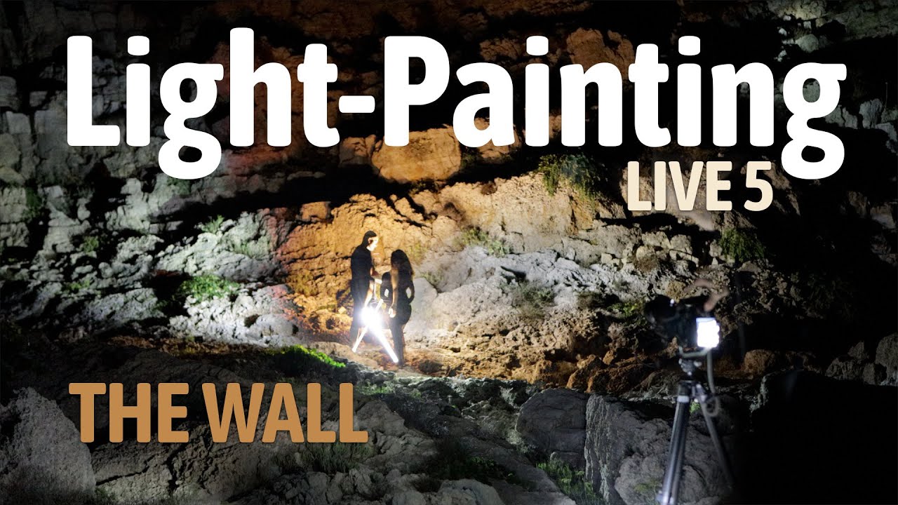 Light-Painting LIVE -  THE WALL