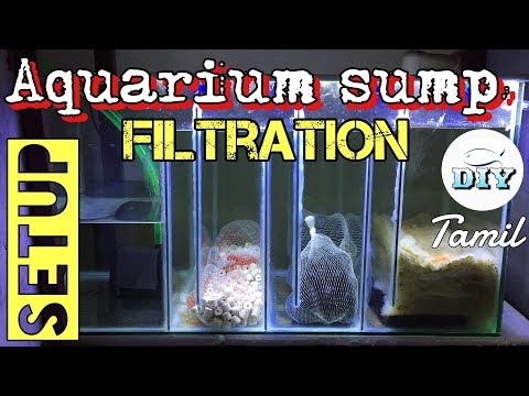 How to setup Aquarium Sump filtration & plumbing work