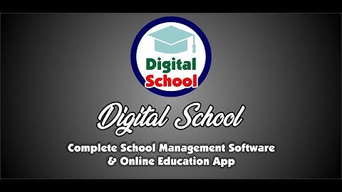 Digital School Software // Top School ERP Software // Complete School Management System with Website