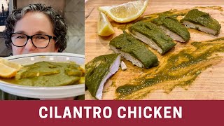Best Chicken Breast Recipe in Cilantro Sauce ( Low Carb Keto) | The Frugal Chef