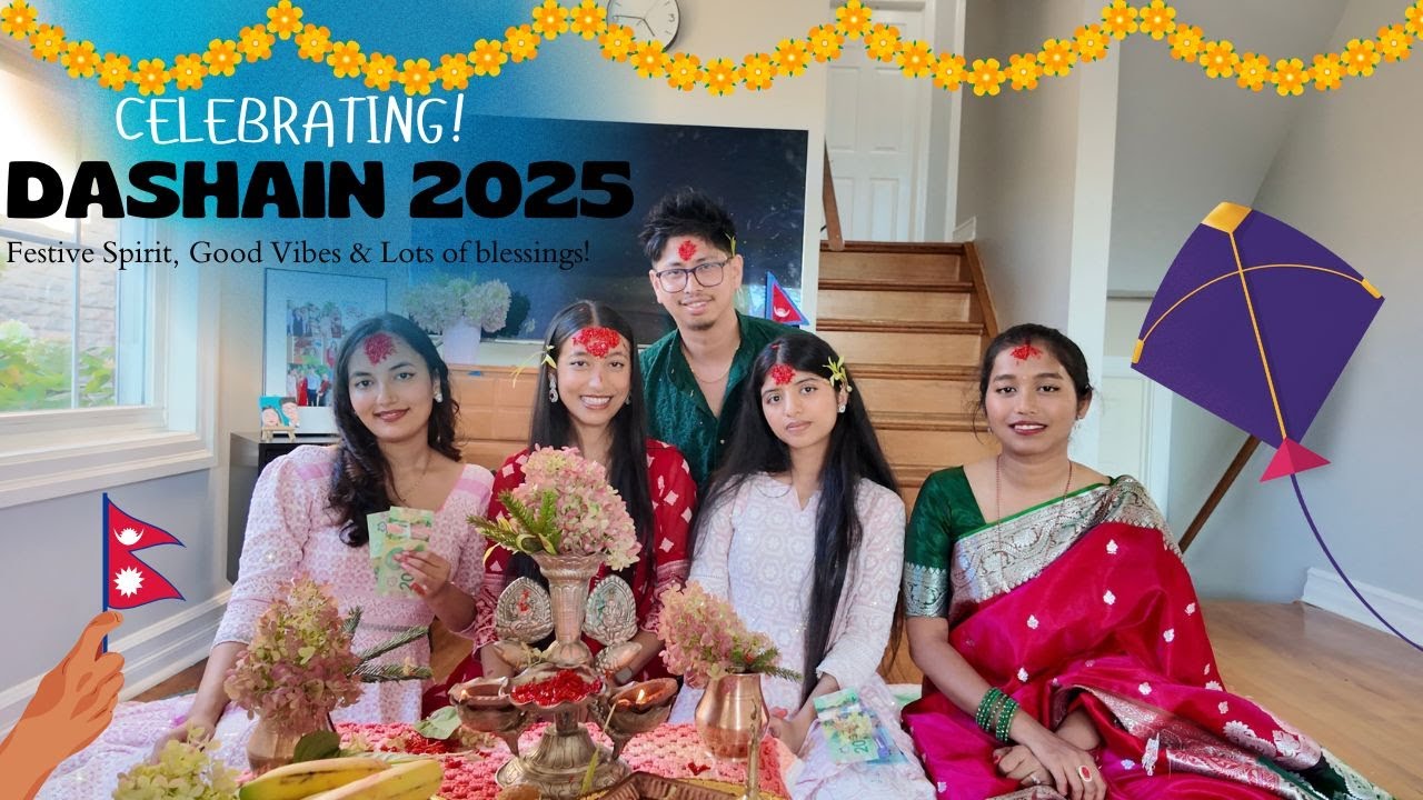Dashain 2025 celebration in Canada| Vlog 5 | Dikxis vlog