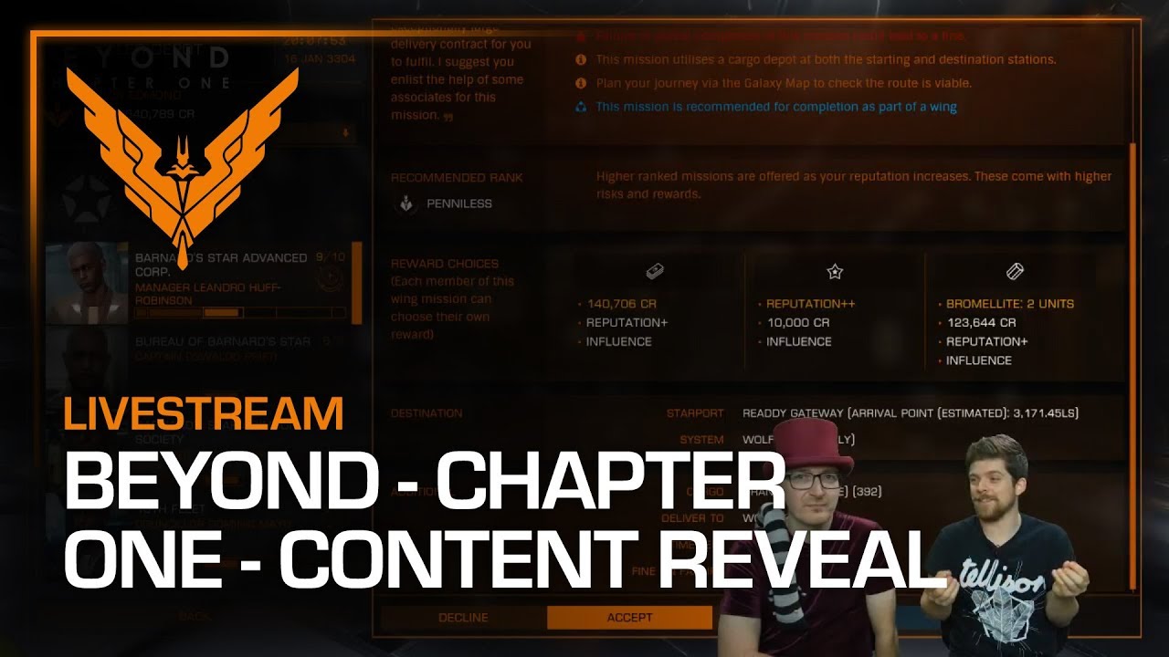 elite fitness Elite Dangerous: Beyond - Chapter One Content Livestream - Part 1