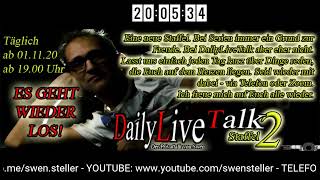 17. DailyLiveTalk vom 19.11.20 - Heute einfach mal Querbeet über alles reden