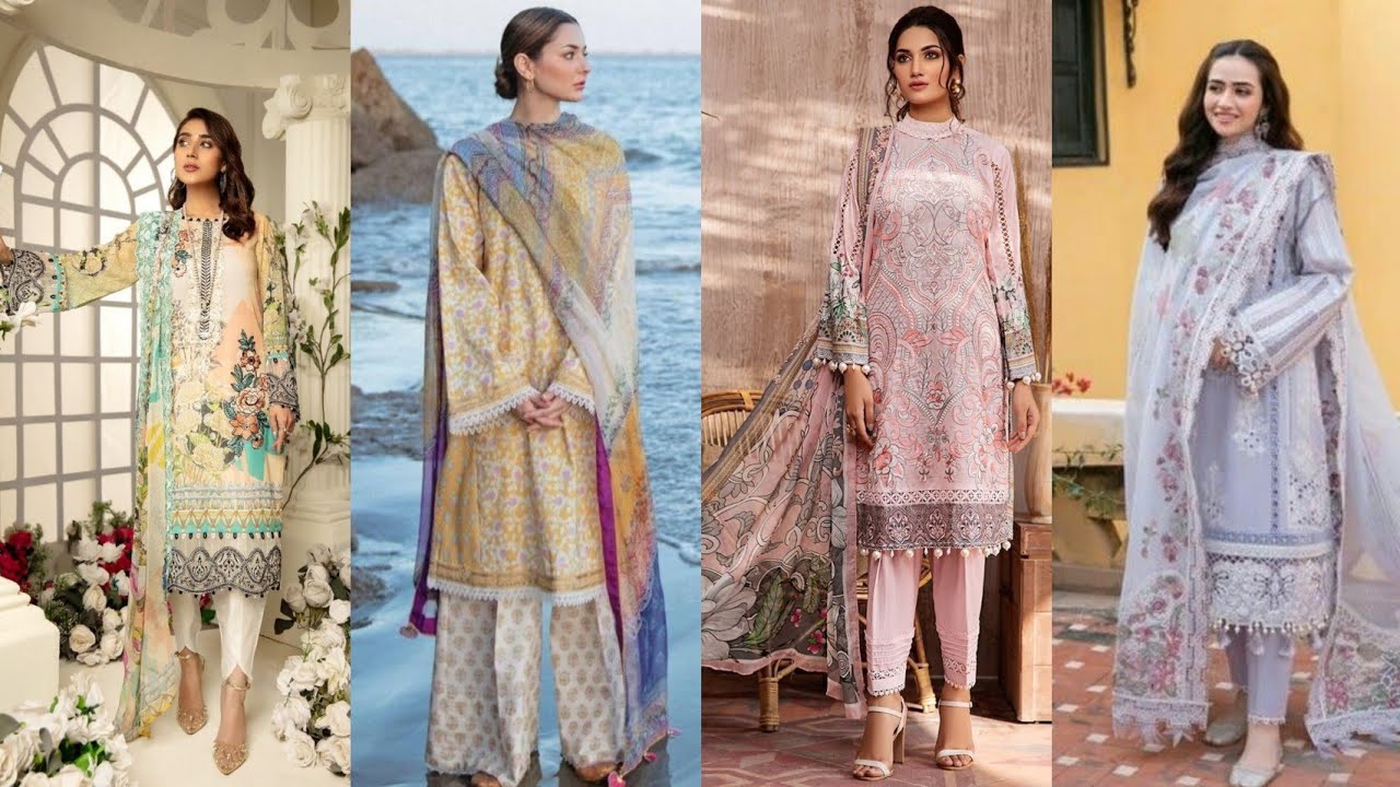 Latest Lawn Suit Designs||Pakistani Suit Designs 2022 