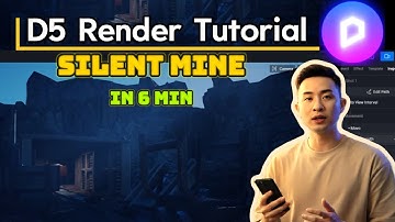 D5 Render Tutorial – Cảnh mỏ cũ đầy sương và bụi, như trong phim hậu tận thế