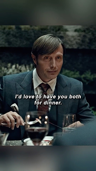 Hannibal invites Jack to dinner. #hannibal #movie #film #shorts #series #food