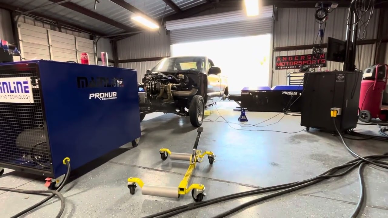 4.8 Ls turbo Stock short block engine hub Dyno Launch