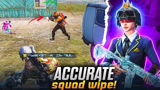 LucifeR : ACCURATE Squad Wipe With This Ability Is Insane!! | Solo vs Squad | Bgmi Gameplay 🔱