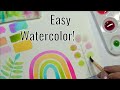 Watercoloring with Dylusions Ink Sprays