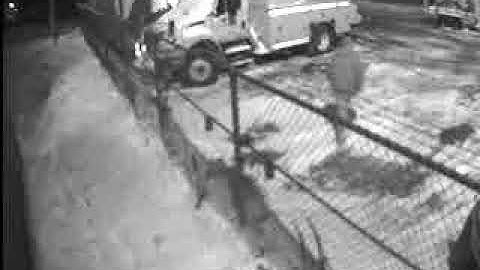 Construction site raided by Cable thief - Videofied products detected the intruder