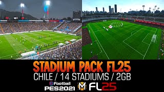 PES 2021 & FOOTBALL LIFE 25 CHILE STADIUM PACK