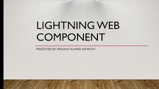 Learn Lightning Web Components