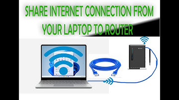 How To Share Internet Connection From Pc using Router