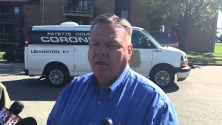 Coroner Gary Ginn on Lexington's latest homicide