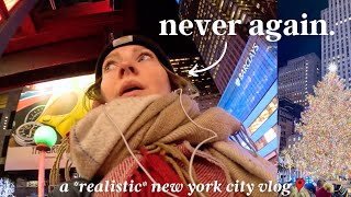 The time I went to the Rockefeller Tree lighting... A *very ordinary* NYC Vlogmas Day 4