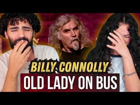 BILLY DESTROYED US !!! 🤣 We react to Billy Connolly - Old Lady On Bus | (Comedy Reaction)