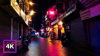 Friday Nightlife in Thamel, Kathmandu - ASMR | Walking Tour of Kathmandu's Most Touristic Places 4K