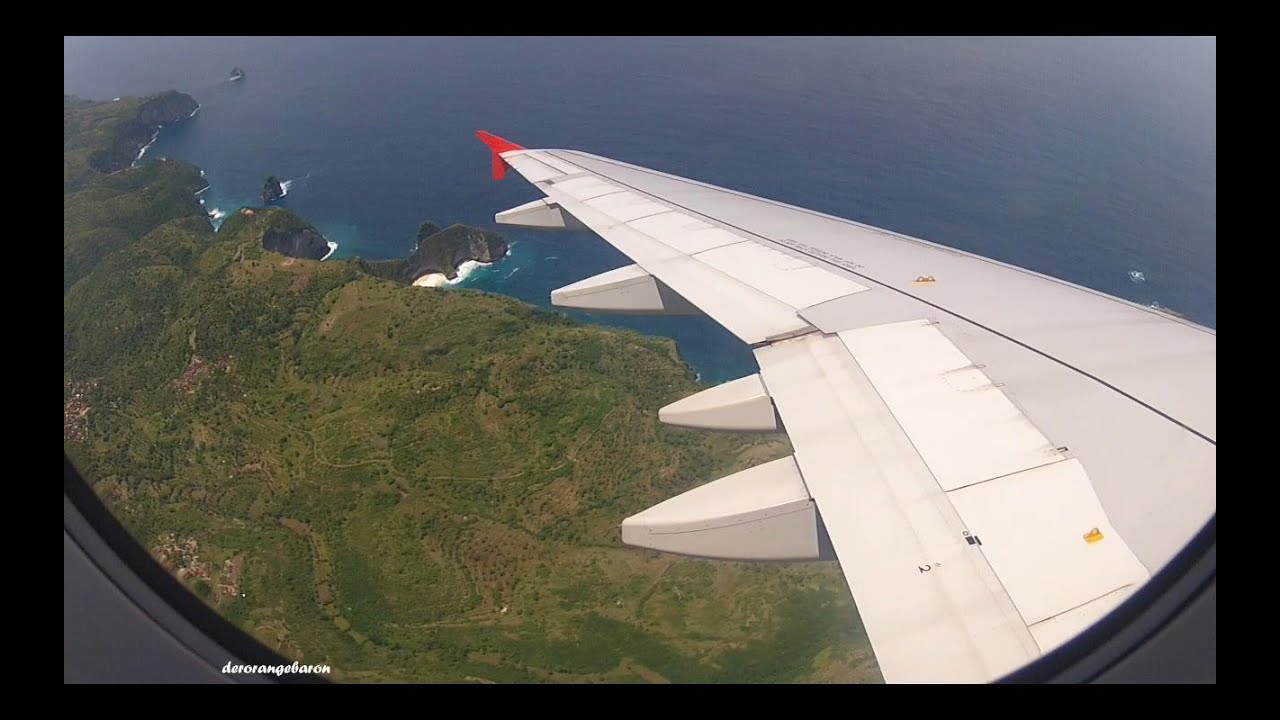 Awesome landing in Bali / Denpasar with Indonesia AirAsia - Airbus A320 PK-AXX