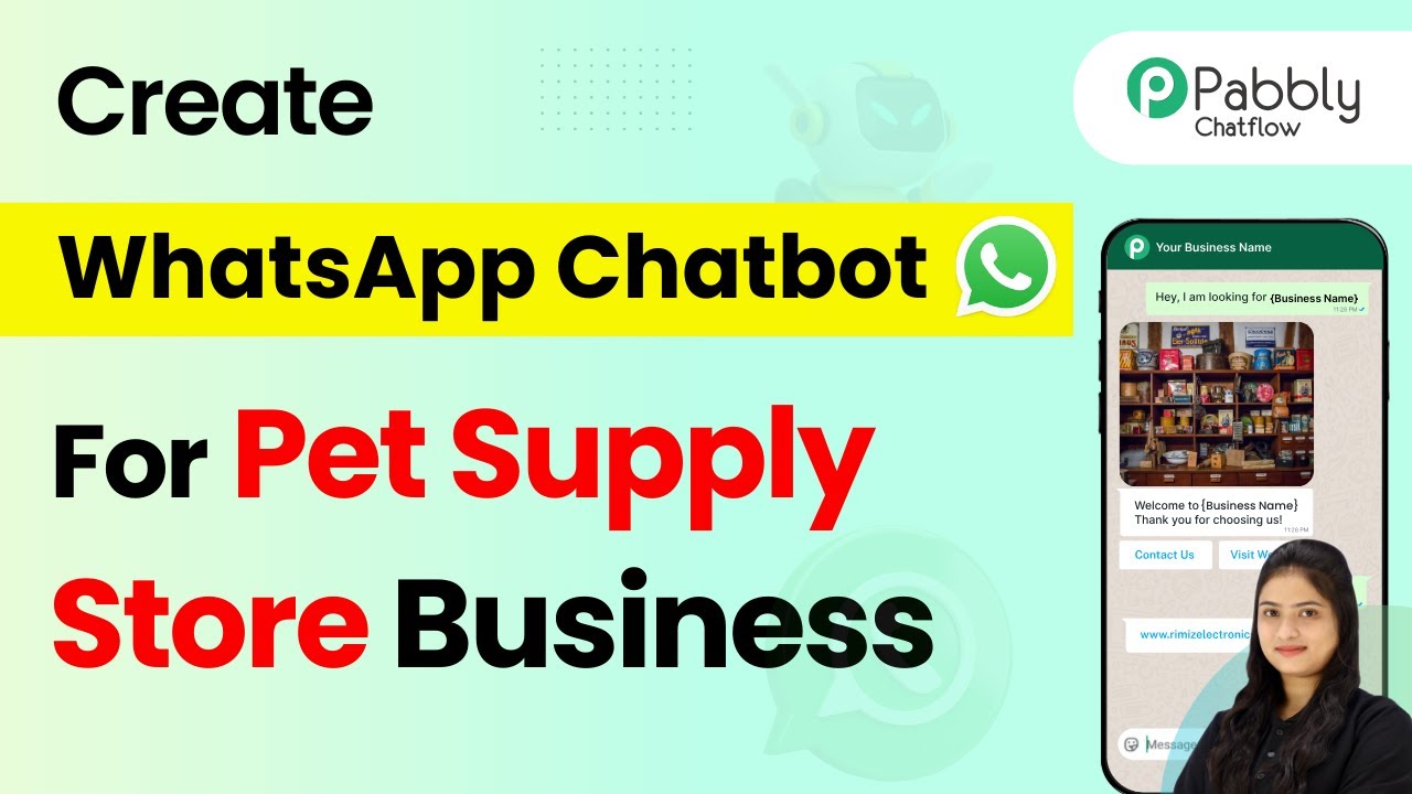How to Create a WhatsApp Chatbot for Your Pet Supply Store Business