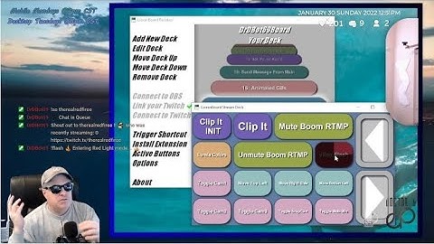 Demo Lioran Board as a virtual Stream Deck on a Tablet