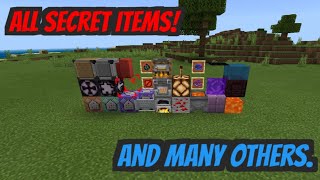 All Secret Blocks and Items in Minecraft!