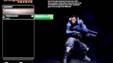 Tribes Ascend: Interactive Menu: Classes: PathFinder: Skin: FreeRunner