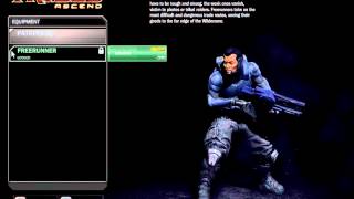 Tribes Ascend: Interactive Menu: Classes: PathFinder: Skin: FreeRunner