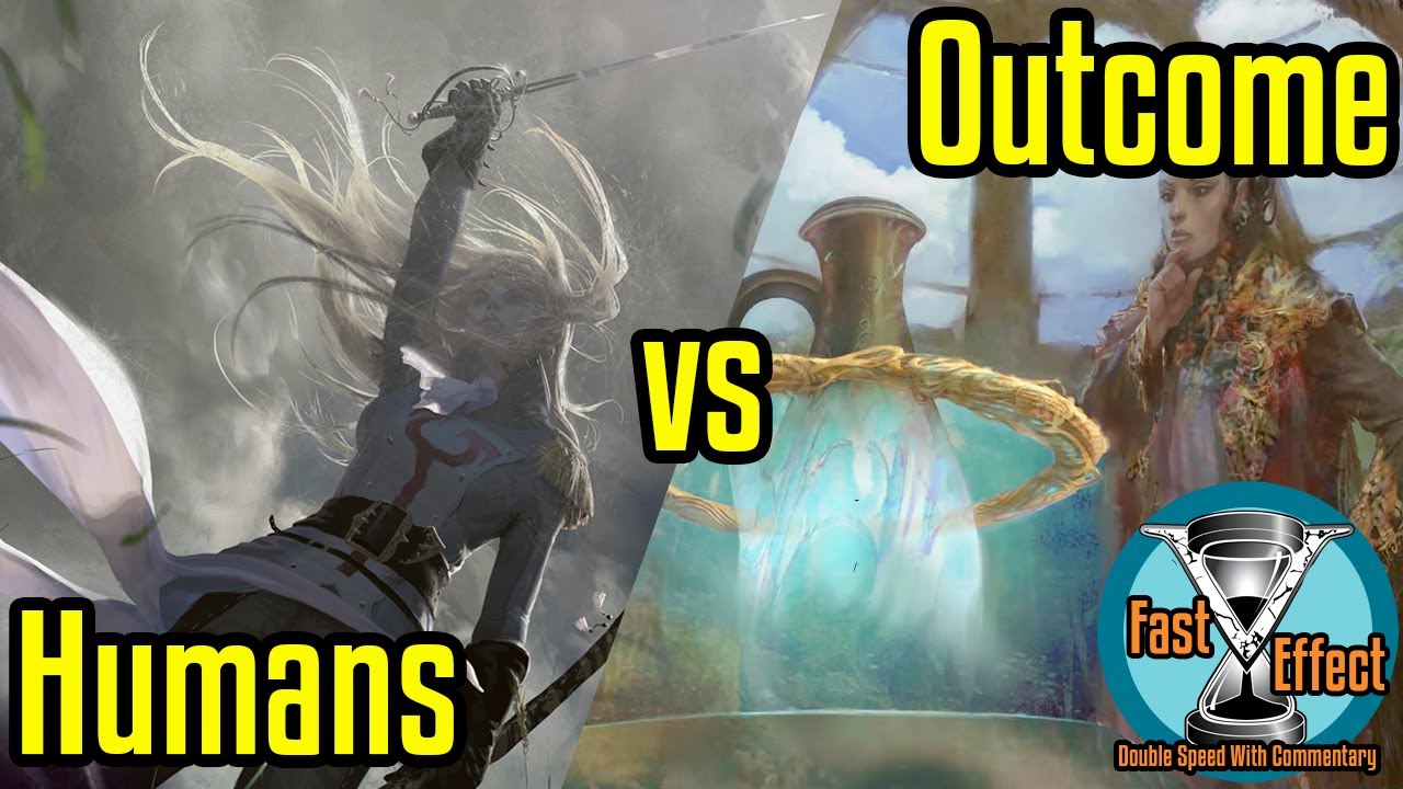 Humans vs Outcome | Vintage Magic: the Gathering w/Commentary | Fast ...