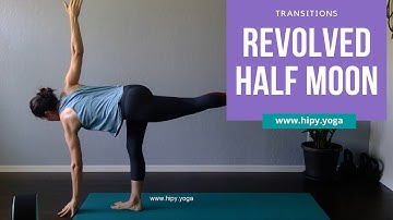 Revolved Half Moon Yoga Transitions  | Creative Ways to Sequence Yoga Class