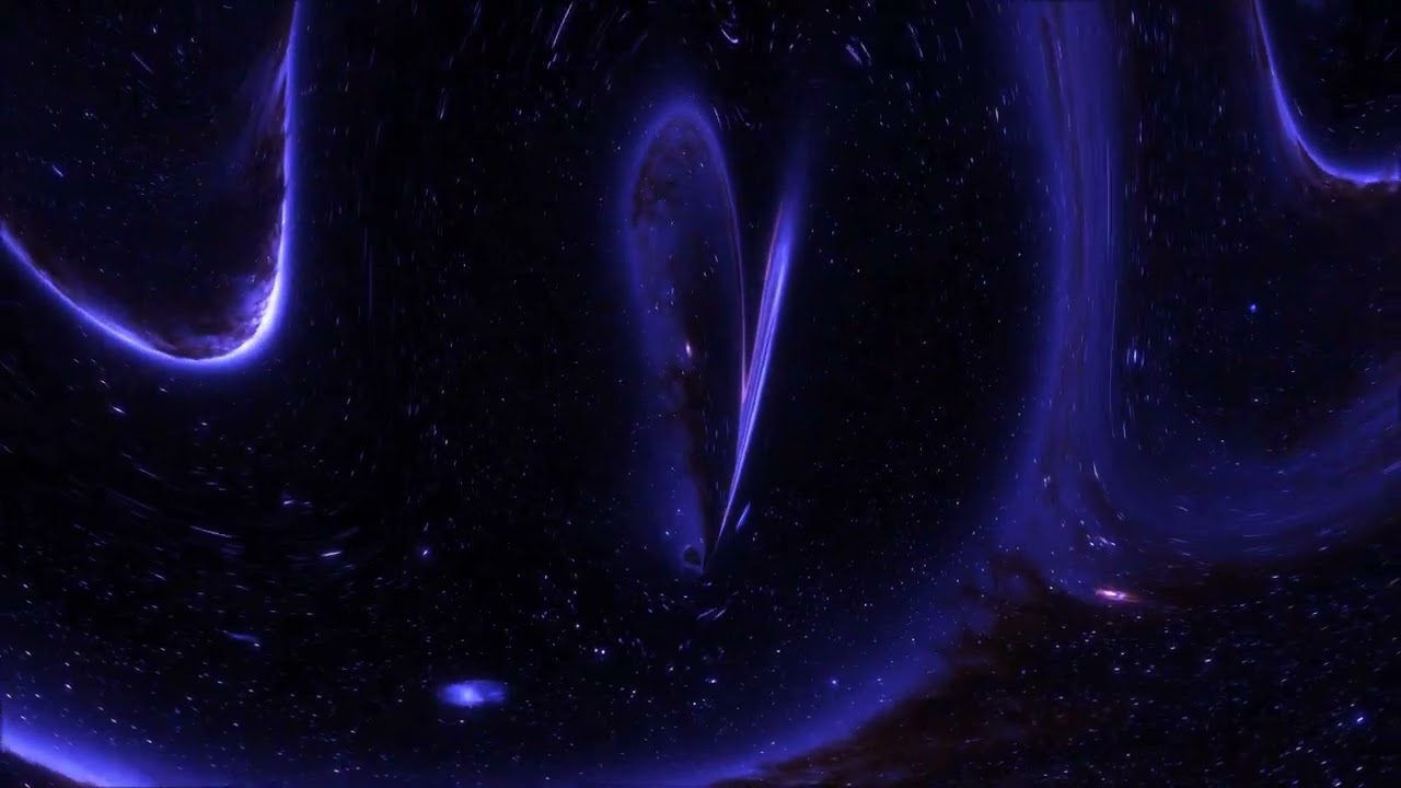 Warped Spacetime Near an Exotic Kerr-Newman Black Hole (Fullscreen)