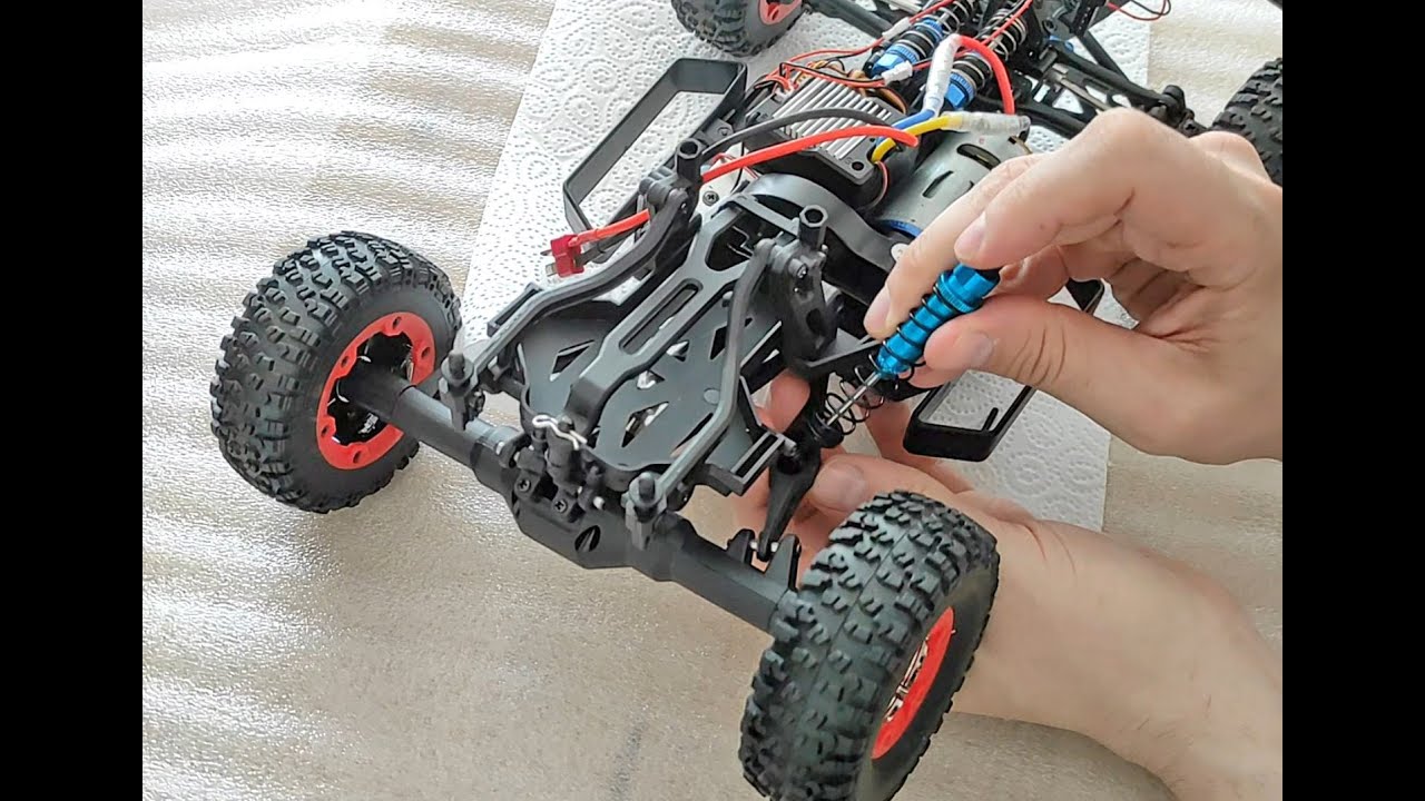 Wltoys 12428 Upgrade Stoßdämpfer und Metal Lenkstange YouTube