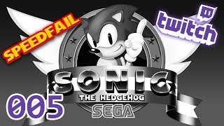 Let's Stream - SONIC THE HEDGEHOG - SPEEDRUN/SPEEDFAIL - [009]