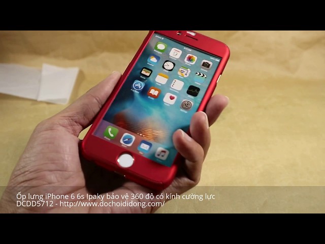 Ốp lưng iPhone 6 6s Ipaky bảo vệ 360 độ có kính cường lực