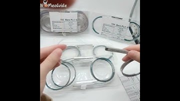 10pcs 1x2 1x4 1x8 1x16 Color Fiber Optic PLC Splitter Without Connector