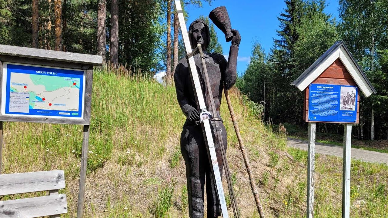 Siiri  äitee  Rantasen polku ja 7D hyökkäys asemat. Tohmajärvi