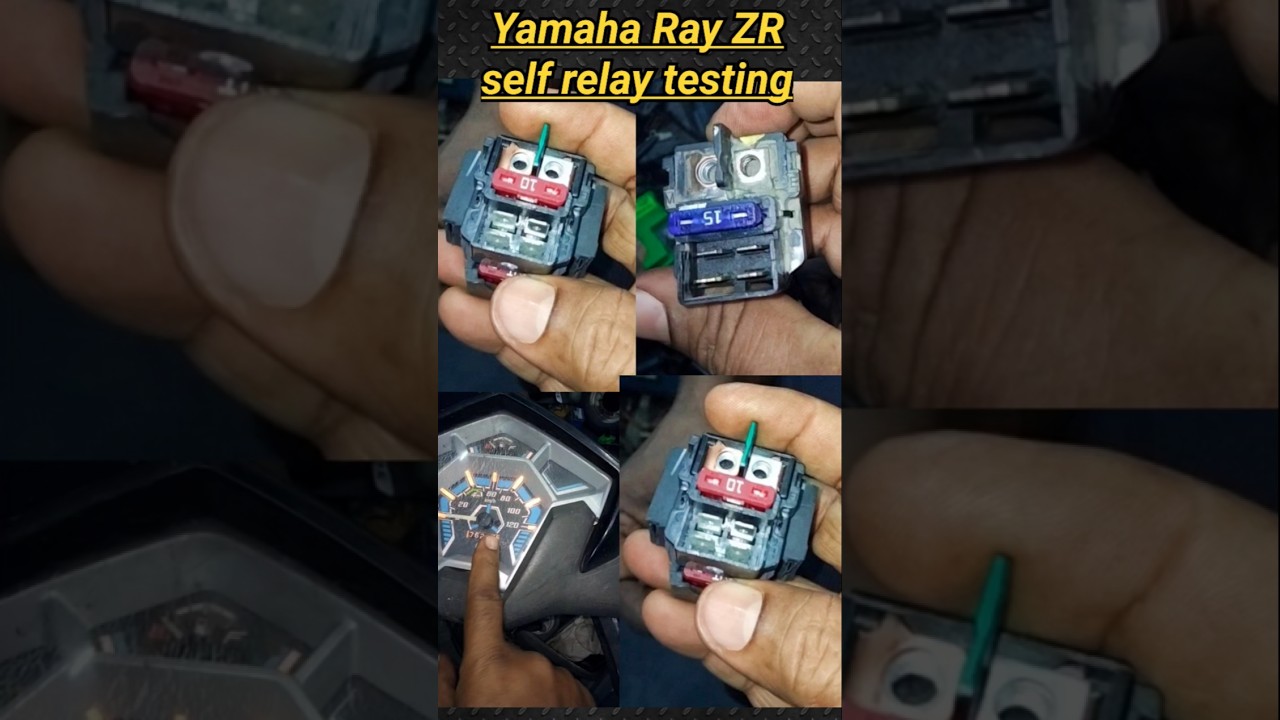 Yamaha Ray ZR self relay testing in Tamil