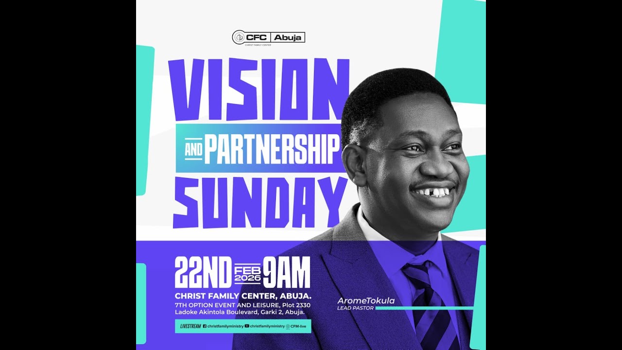 Vision and Partnership Service | Pastor Arome Tokula