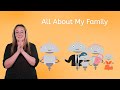 All About My Family - American Sign Language for Kids and Teens!