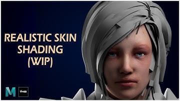 REALISTIC SKIN SHADING IN MAYA & ARNOLD (WIP) | TIMELAPSE | VFX VIBE
