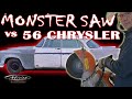 Chopping up a perfectly good car to make it way cooler  1956 chrysler windsor muscle car