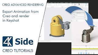 How to render Creo mechanism in the Keyshot animation