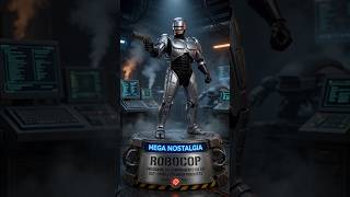 Robocop marcou os anos 80 com ação brutal! 🤖🔥 #MegaNostalgia #Robocop #SciFiClassic